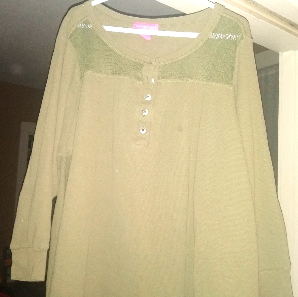 Green top NWOT